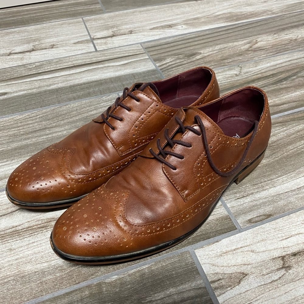 Men’s Cognac Lace Up Dress Shoe